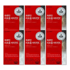 하루틴 리포좀 비타민C 1100mg x 30정 6개 6개월 선물용패킹