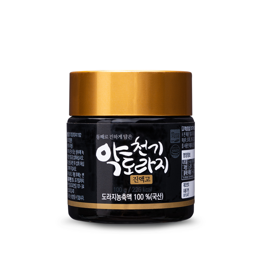 천기 약도라지 진액고 도라지청 약도라지청 국내산 100g 4병