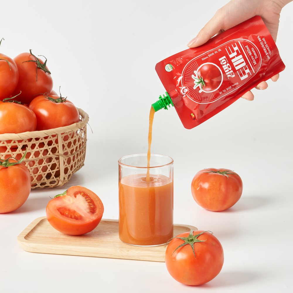 산지직송 김명희토마토즙 100% 껍질째 갈아만든 토마토즙 주스 110ml 30포