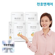 천호엔케어 국산 생 도라지 약도라지 배도라지청 스틱 30포 X 4박스