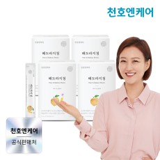 천호엔케어 국산 생 도라지 약도라지 배도라지청 스틱 30포 X 4박스