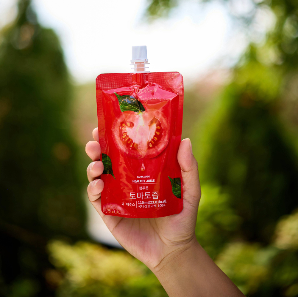 갈아만든 토마토즙 100% 국산 토마토 110ml 30개 따마토즙