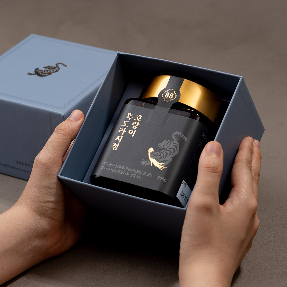 팔팔호랑이 도라지청 약도라지청 흑도라지청 국산 600g