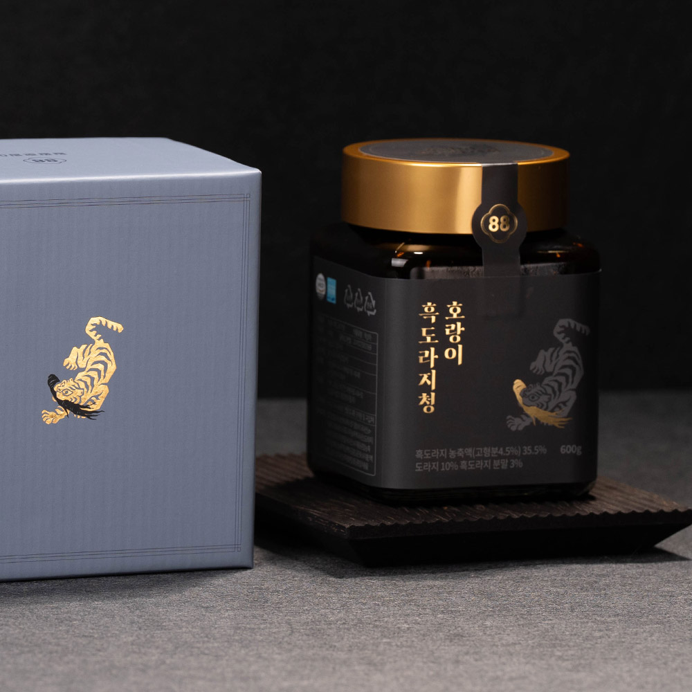 팔팔호랑이 도라지청 약도라지청 흑도라지청 국산 600g