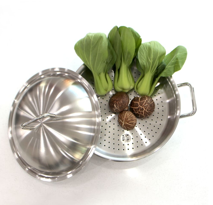 AMT 샤프 28cm 파티웍 316Ti 스텐냄비 통5중 인덕션용 냄비