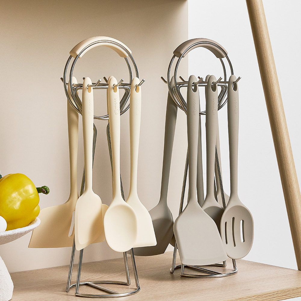 [실리만] 하모니 조리도구 5종 거치대 세트