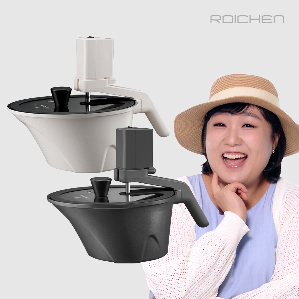 이수지의 로이첸 자동회전냄비 아이지글 롤팬 인덕션 멀티팬