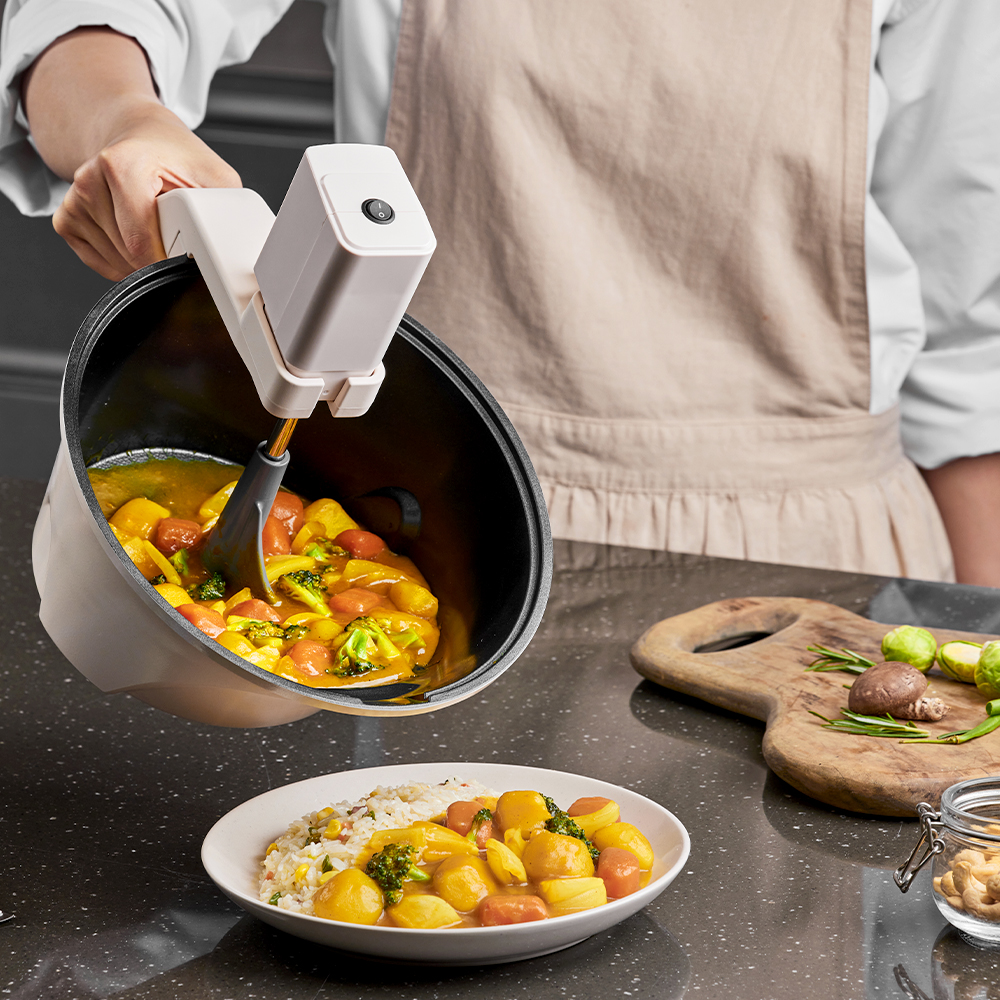 이수지의 로이첸 자동회전냄비 아이지글 롤팬 인덕션 멀티팬