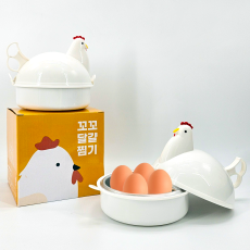 꼬꼬 계란 달걀 삶는 삶은 찜기 기계 전자렌지 삶기