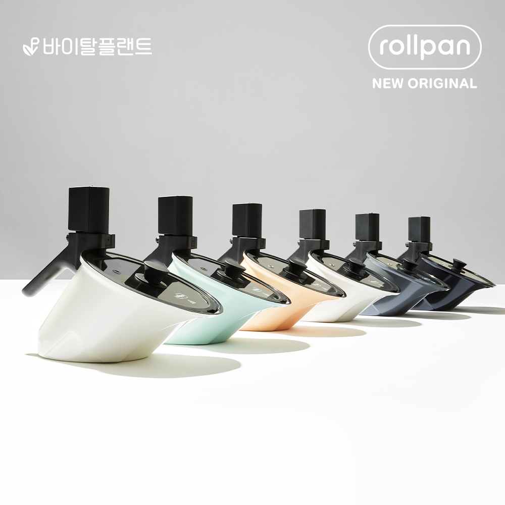 바이탈플랜트 롤팬 NEW 오리지널 자동회전냄비 6종 택1 (+롤키친 지퍼백 중형 2BOX)