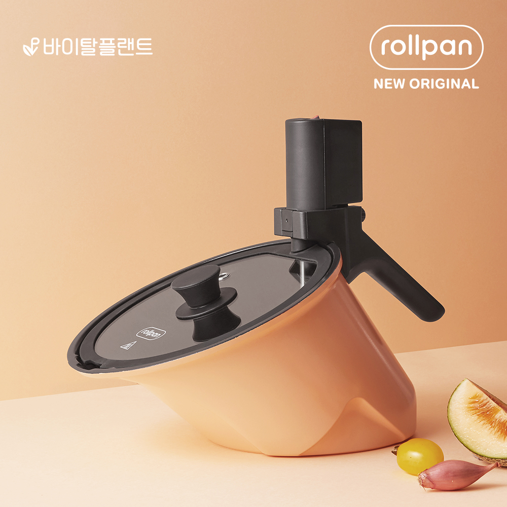 바이탈플랜트 롤팬 NEW 오리지널 자동회전냄비 6종 택1 (+롤키친 지퍼백 중형 2BOX)