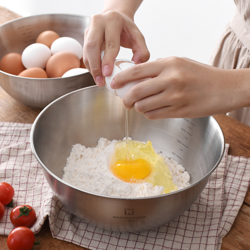 바겐슈타이거 스텐 메쉬앤믹스 22cm / 24cm 메쉬볼+믹싱볼 과일 야채 채망 소쿠리