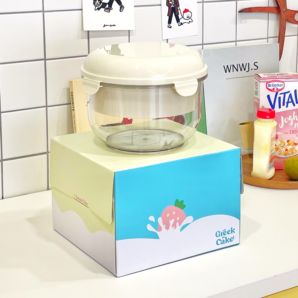 그릭케이크 유청분리기 2.45L 대용량 꾸덕 그릭요거트 리코타 치즈 메이커 만들기