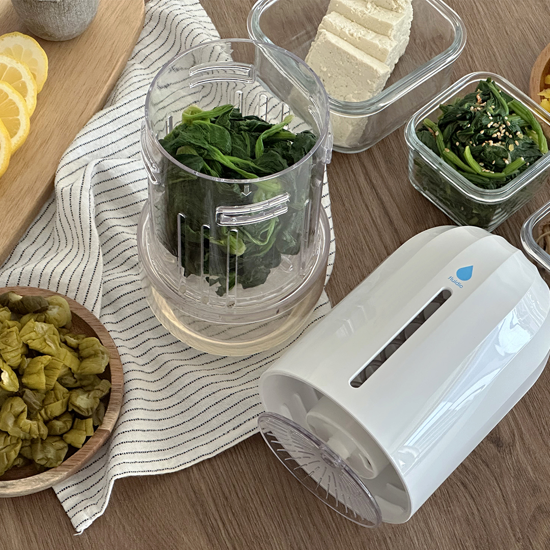 플루딕 오이지 짤순이 야채 탈수기 나물 두부 물기제거