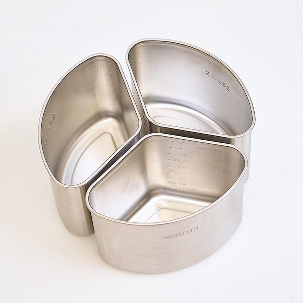 [꿈비]밥솥칸막이 이유식마스터기 중기이유식 스테인리스 내솥