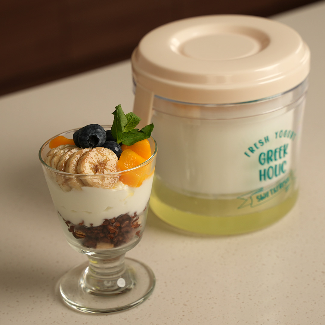 그릭홀릭 유청분리기 꾸덕 그릭요거트메이커 야채탈수기 짤순이 다이어트