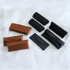 아빠가만든안경 고급 안경 케이스 선글라스 하드 소프트 가죽 안경집 안경통 안경 보관