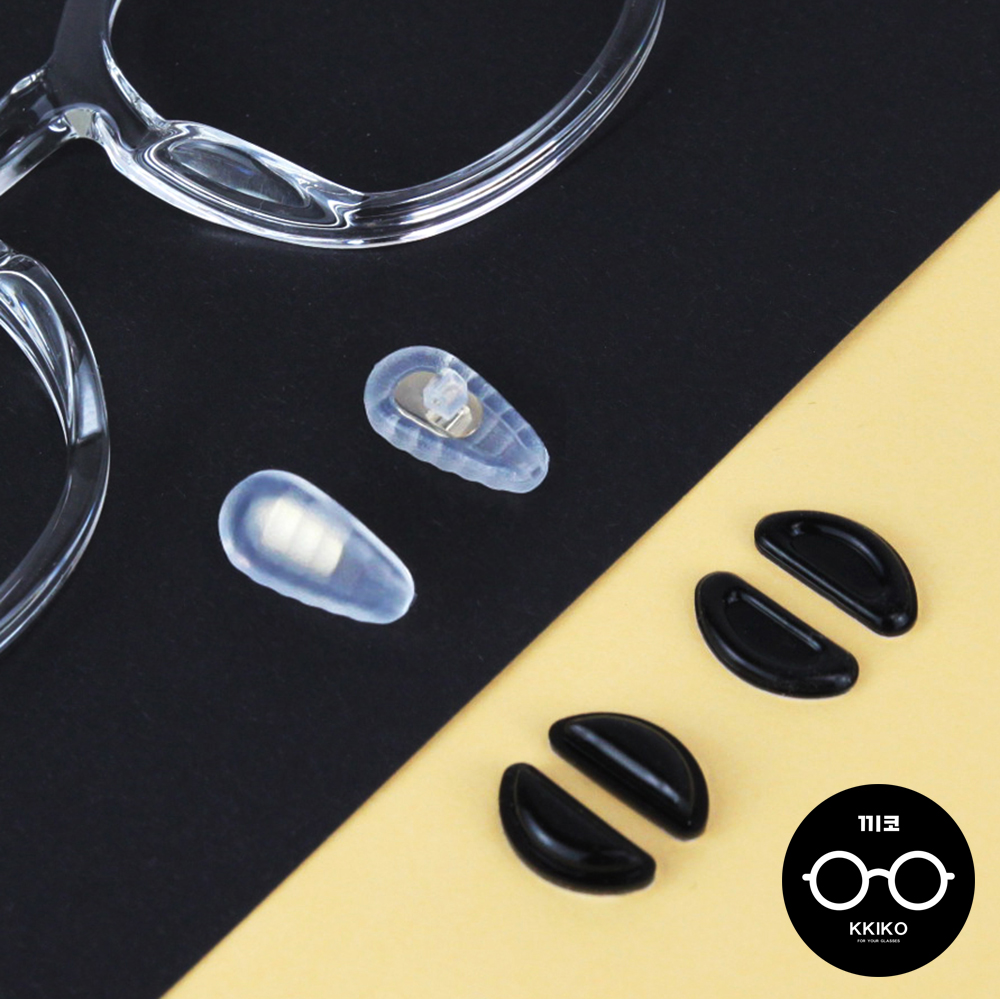 안경 코받침 교체 뿔테 코패드 자국 선글라스 흘러내림 방지 실리콘 다리 미끄럼 고정