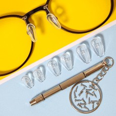 안경코받침 교체(35종류) 실리콘 에어 오클리 티타늄 끼우는코받침 코패드 미니드라이버