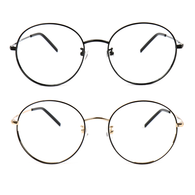 동그란 안경 청광 블루라이트 차단 시력보호 안경테