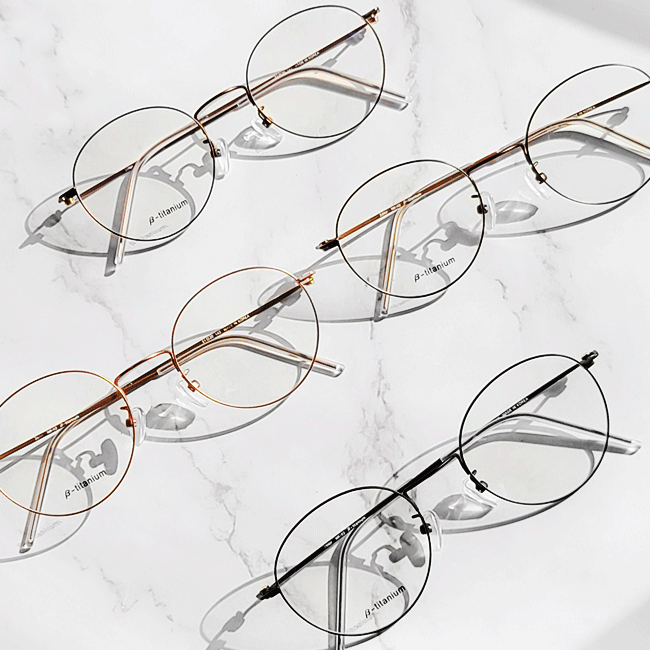 블루라이트차단 안경 티타늄 6g 남자 여자 자외선 안경테