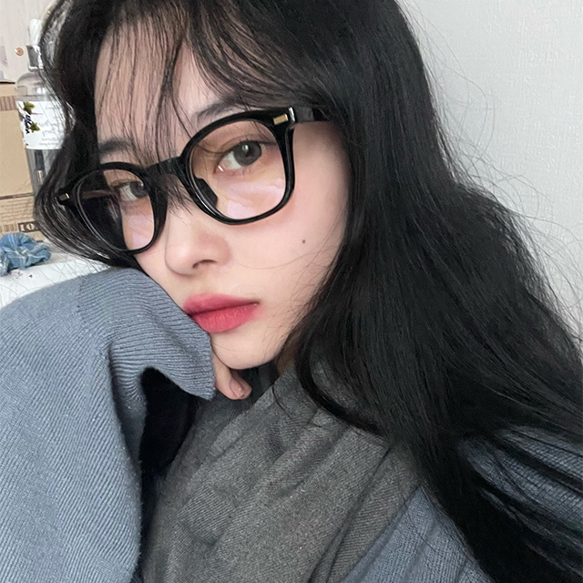 블루라이트차단 안경 사각 투명 뿔테 안경테 남자 여자 검정 얼굴형에맞는