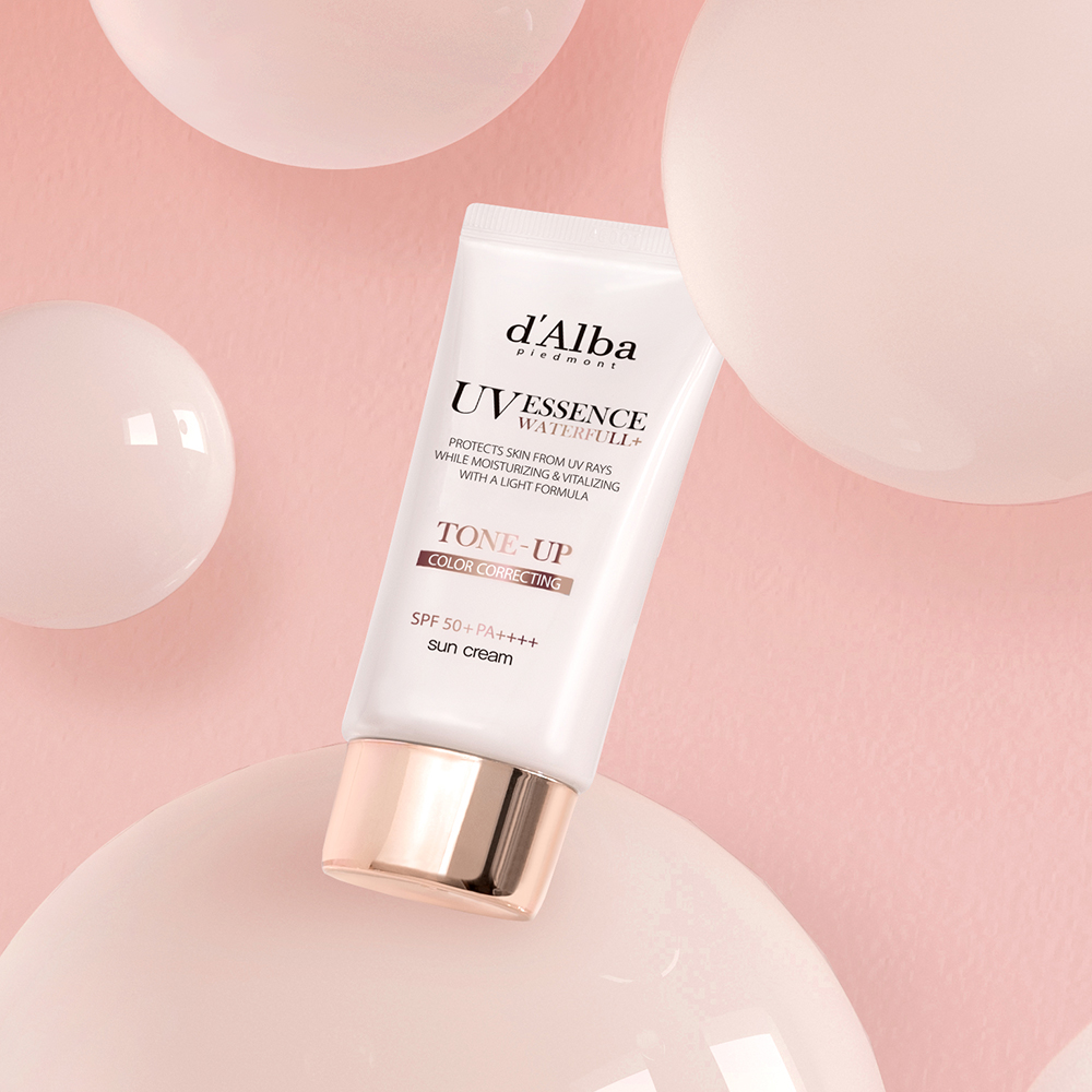 [1+1] 달바 비건 워터풀 핑크 톤업 선크림 50mlX2개