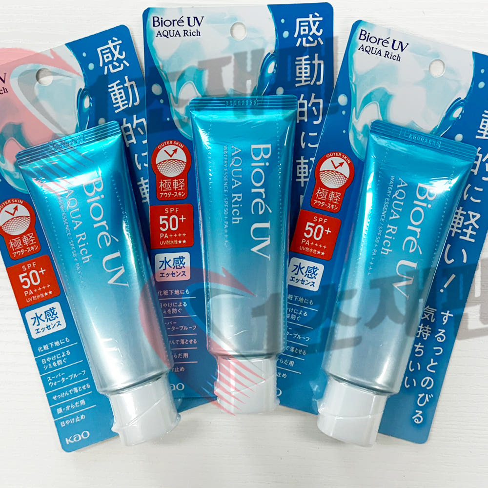 일본 비오레 아쿠아리치 워터리 에센스 선크림 70g