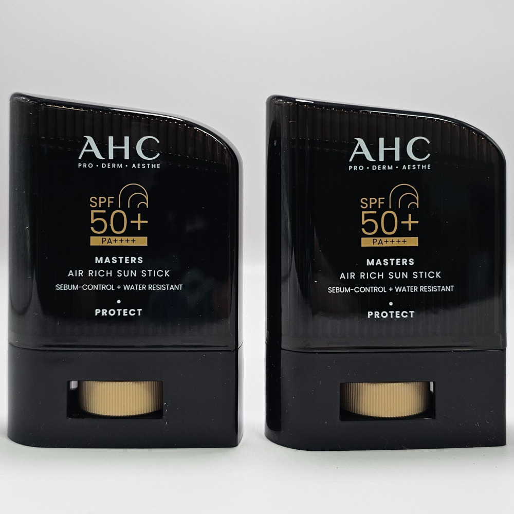 1+1 AHC 마스터즈 에어 리치 선스틱 백탁없는 끈적임없는 워터프루프