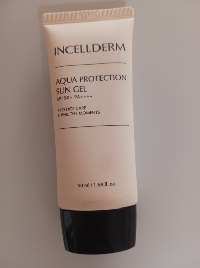인셀덤 선크림 썬크림 썬젤 선젤 아쿠아 프로텍션 50ml