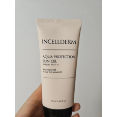 인셀덤 선크림 썬크림 썬젤 선젤 아쿠아 프로텍션 50ml