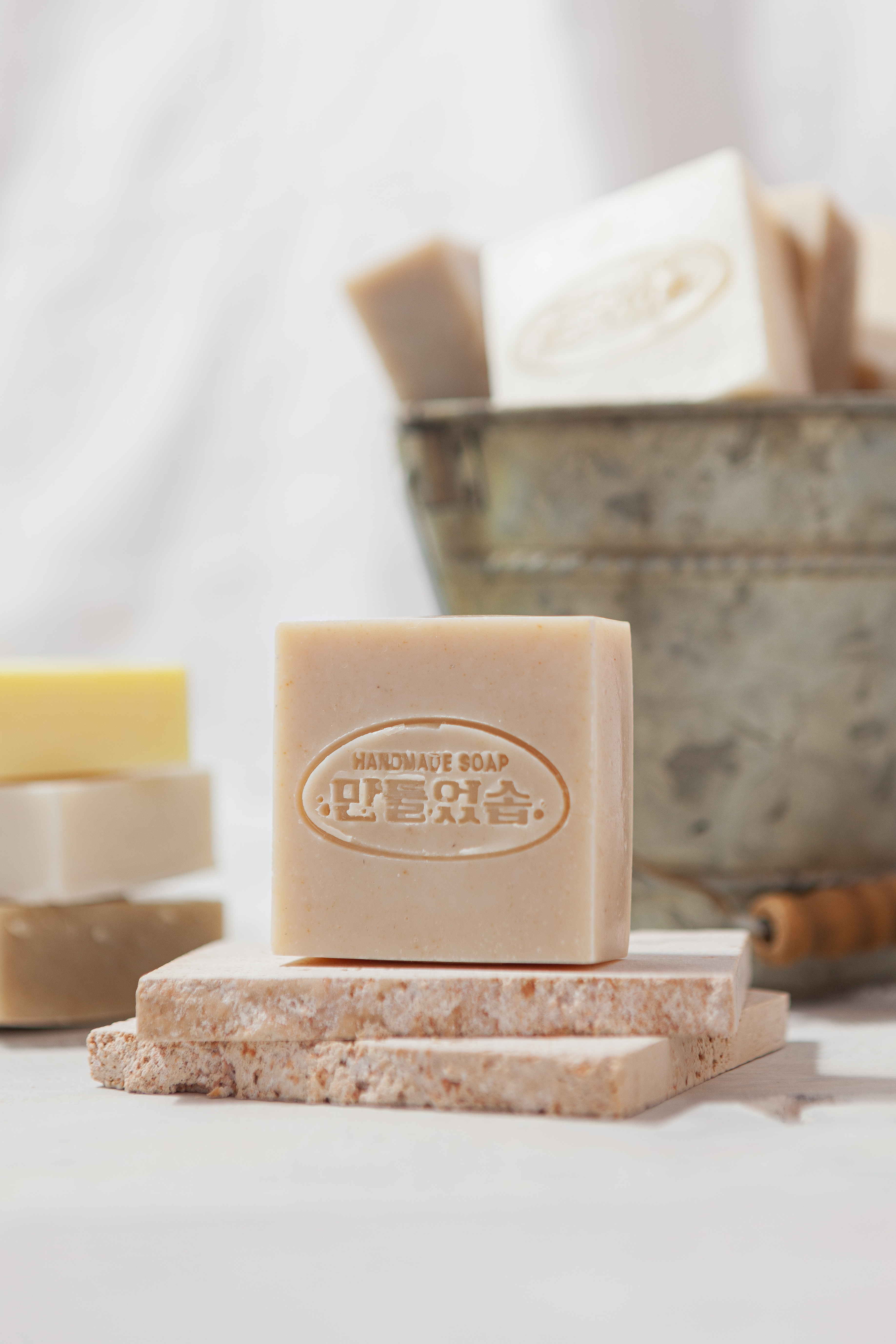 천연비누 만들었솝 어성초 CP 수제비누 유황 노니 세안 비누