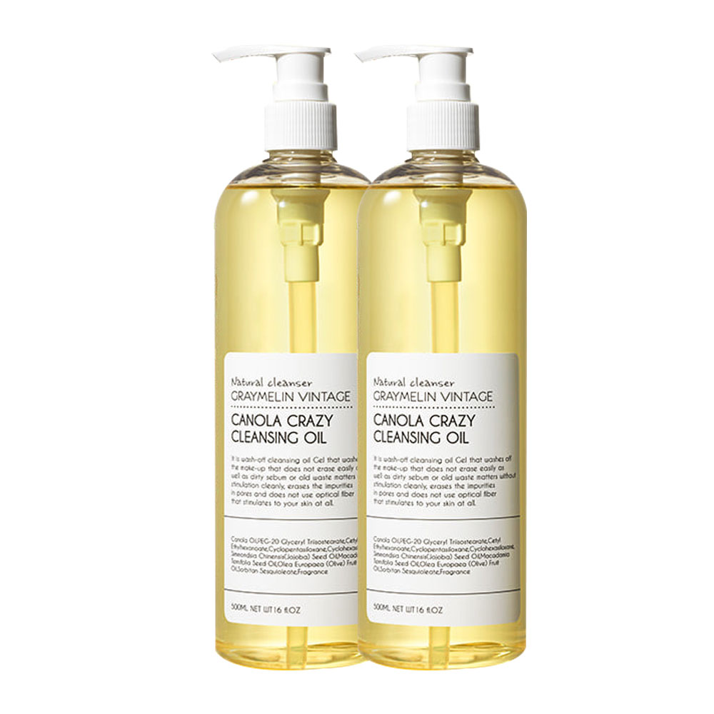 1+1 그레이멜린 카놀라크레이지 클렌징오일 500ml