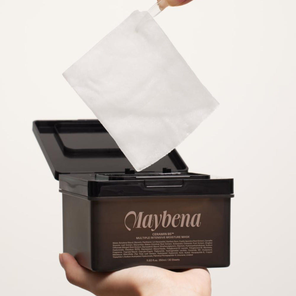 메이베나 마스크팩 뽑아쓰는 모공 수분 진정 민감성 1일1팩 임산부 얼굴 팩 세라민B5