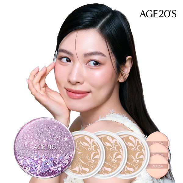 에이지투웨니스 오리지날 샤이닝드롭 케이스+리필3개