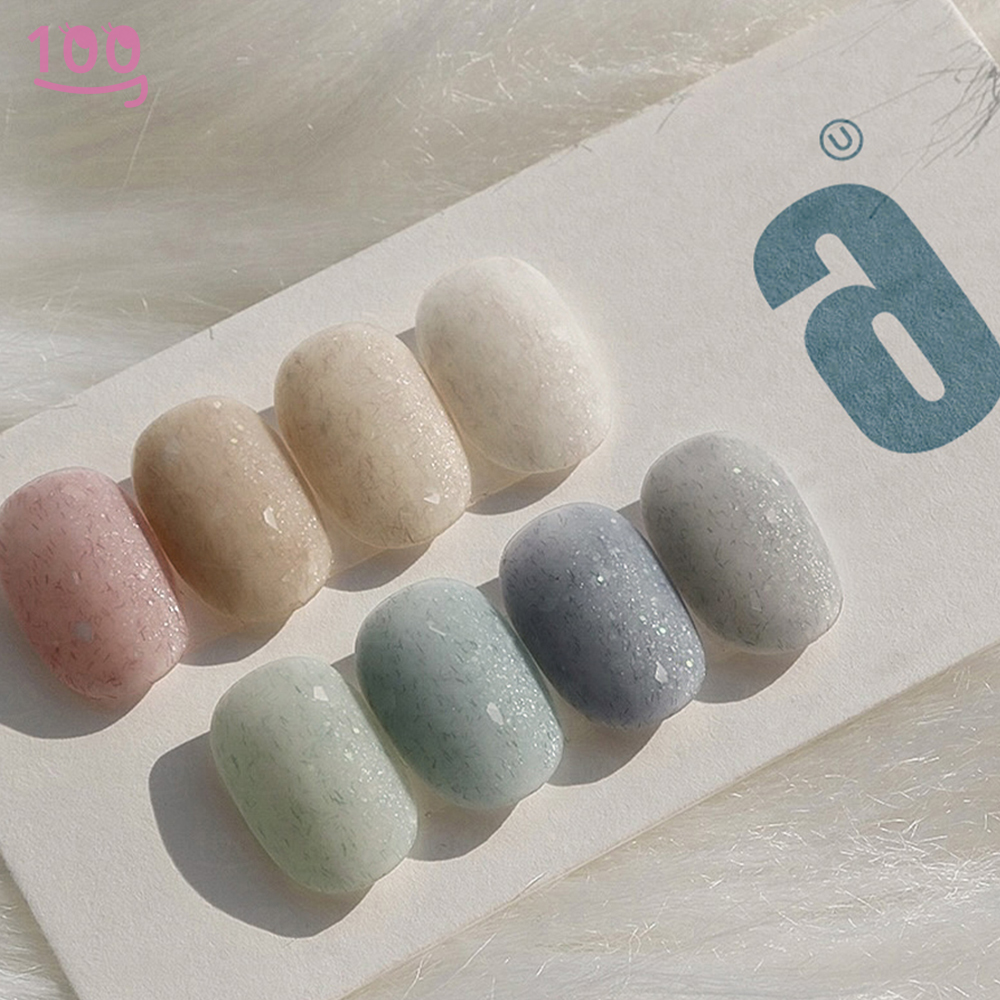 수짜젤 6번 벨벳젤 앙고라 니트 겨울네일 스톤1알