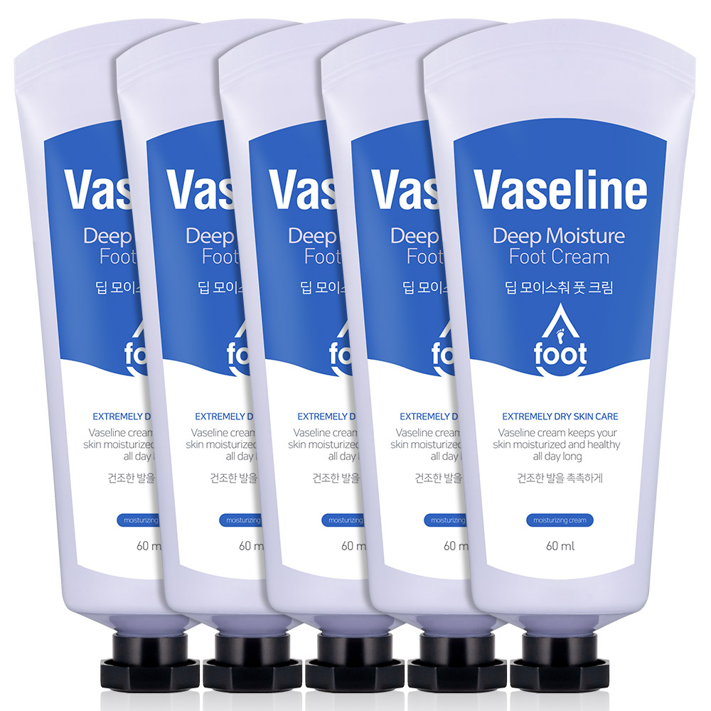 바세린 풋크림 60ml 3개 대용량 고운발 크림 우레아 발바닥 굳은살 각질제거제