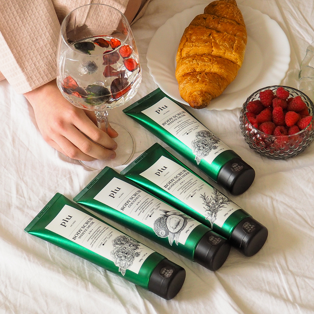 [플루] 1+1 오리지널 바디스크럽 각질제거 블랙베리 200g