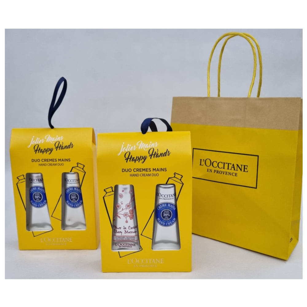 [기프트] 록시땅 시어버터 핸드크림(30ml) 듀오 2개세트 록시탕 쇼핑백 백화점 선물포장