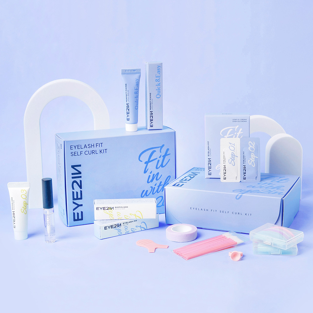 아이투인 아이래쉬 핏 셀프 속눈썹 펌 키트 10회분 노글루 파마 래쉬 밤 왁스 재료
