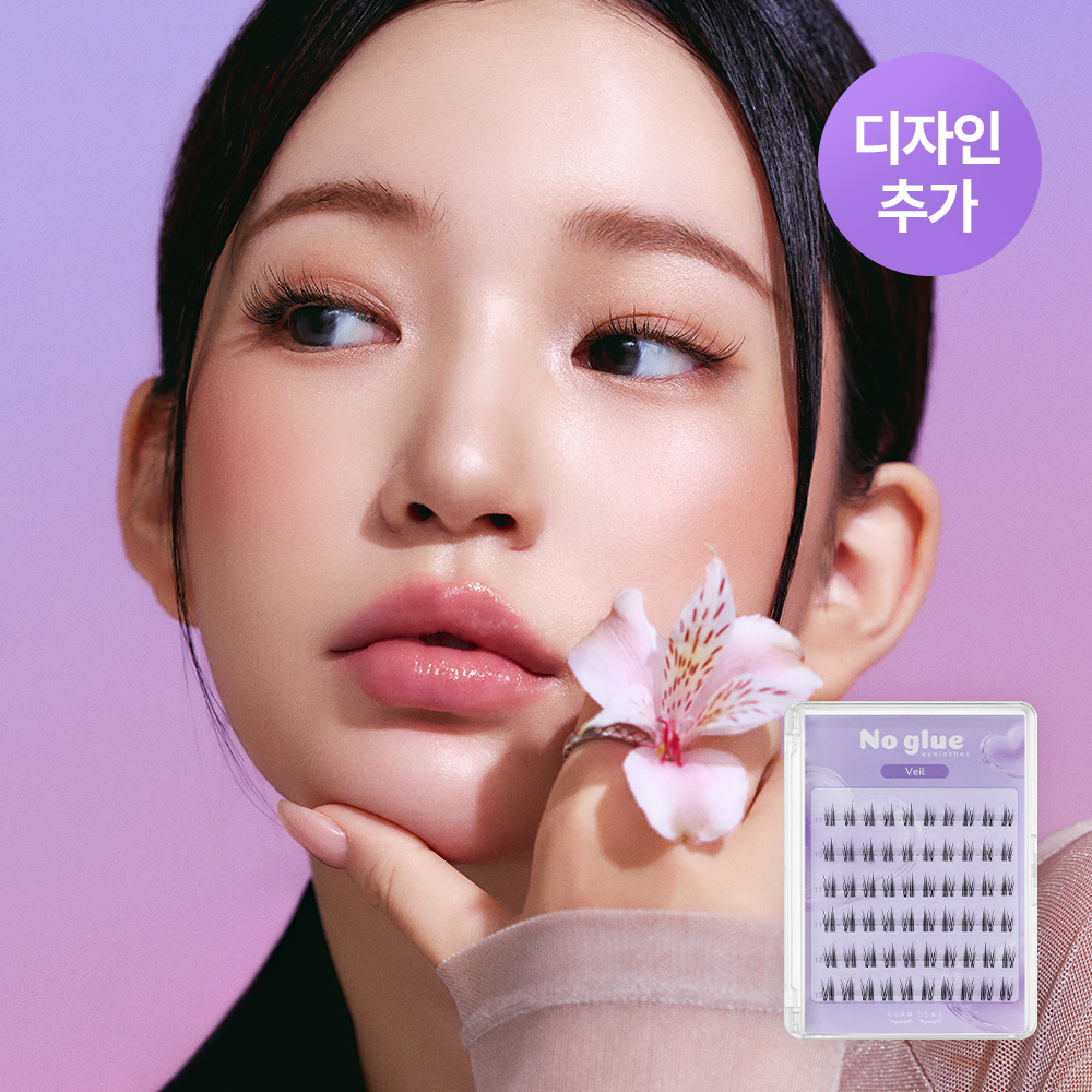 [신규 디자인 추가] 깜빡속눈썹 노글루 가닥 속눈썹 샤벳