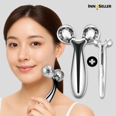 프리미엄 3D 모델링 얼굴 마사지 기계 기구 턱 턱살 브이라인 롤러 붓기 윤곽 리프팅