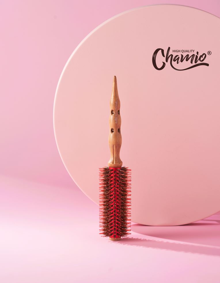 차미오 깡포킹 돈모 열판 드라이 롤브러쉬 뿌리볼륨 롤빗 1호