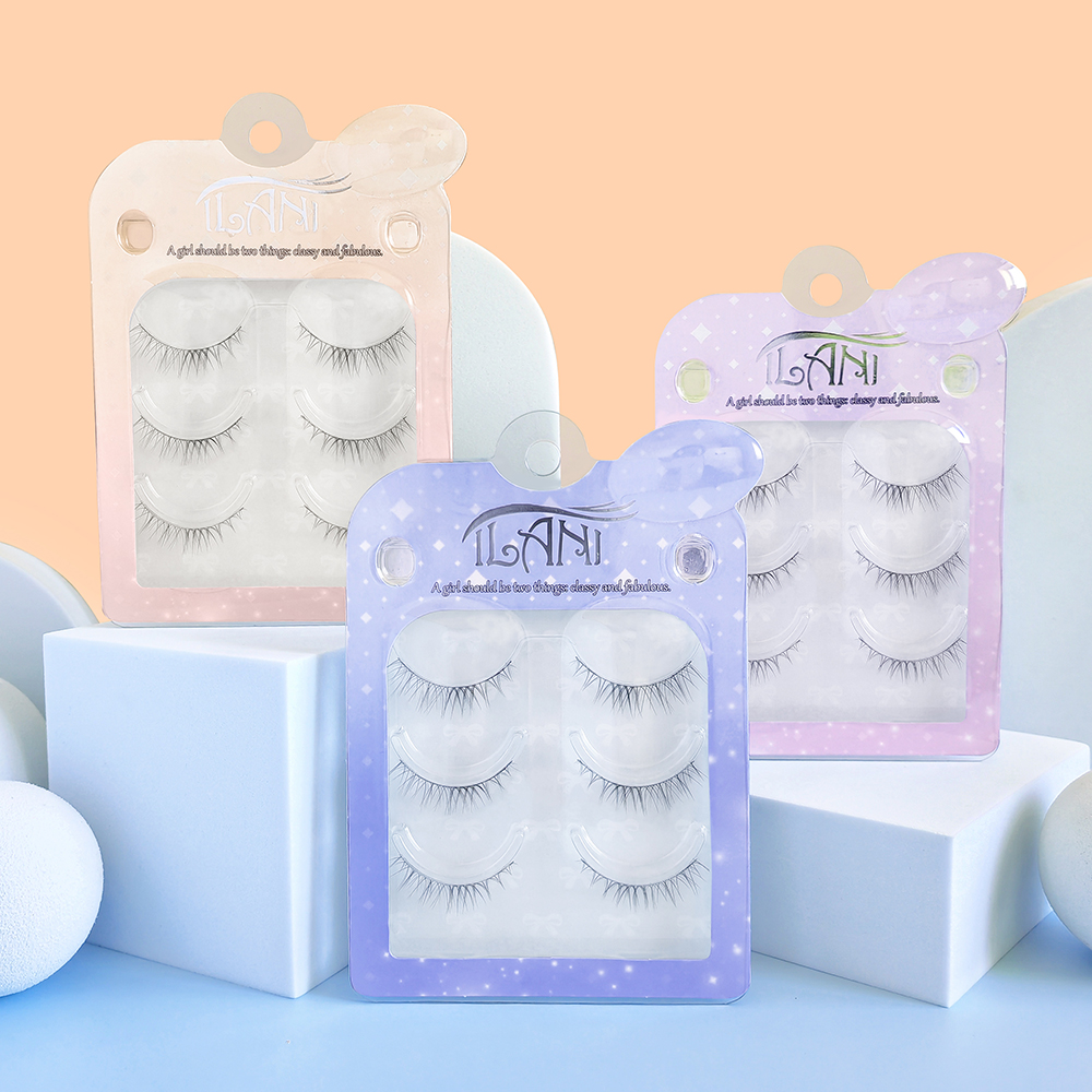 아이라니 속눈썹 자연스러운 인조속눈썹 붙이기 내추럴1호