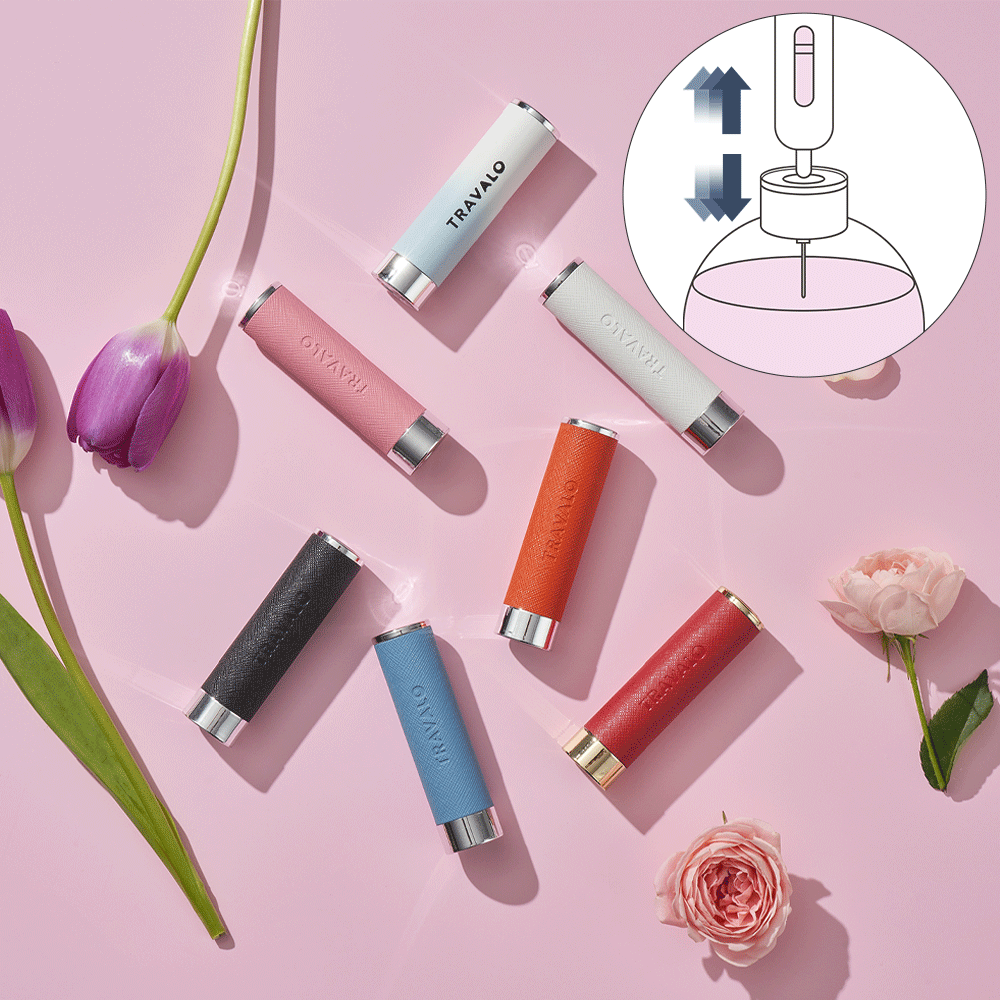 [공식몰/신제품] 트라발로 왈츠 펌핑식 충전 휴대용 향수공병