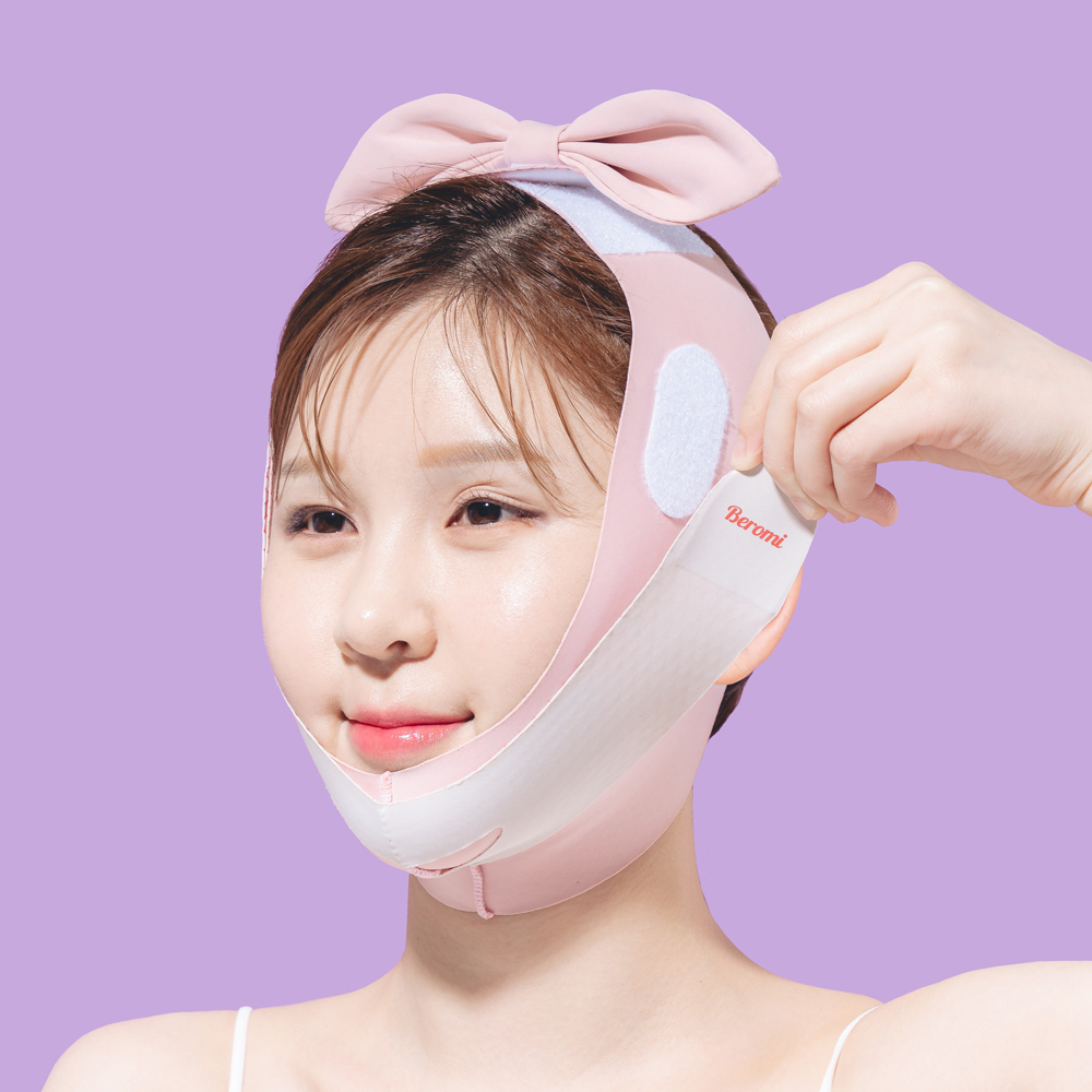 베로미 리프팅밴드 얼굴 브이라인 턱 땡기미 땡김이 턱선 이중턱 수면 주름 턱살 마사지기구