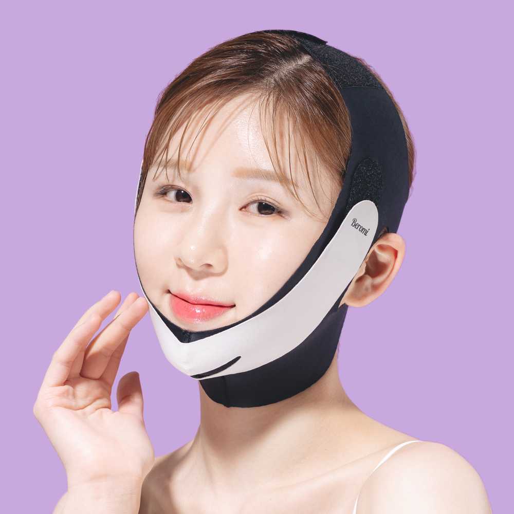 베로미 리프팅밴드 얼굴 브이라인 턱 땡기미 땡김이 턱선 이중턱 수면 주름 턱살 마사지기구