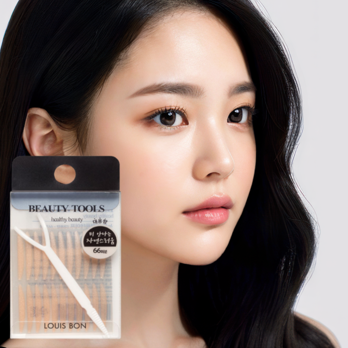 루이본 비건 누드 쌍꺼풀 테이프 티안나는 단면 쌍테 66회분