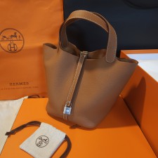 (국내백화점 풀셋) 에르메스 피코탄 18 22 골드 에토프 블랙 베르베흐티고