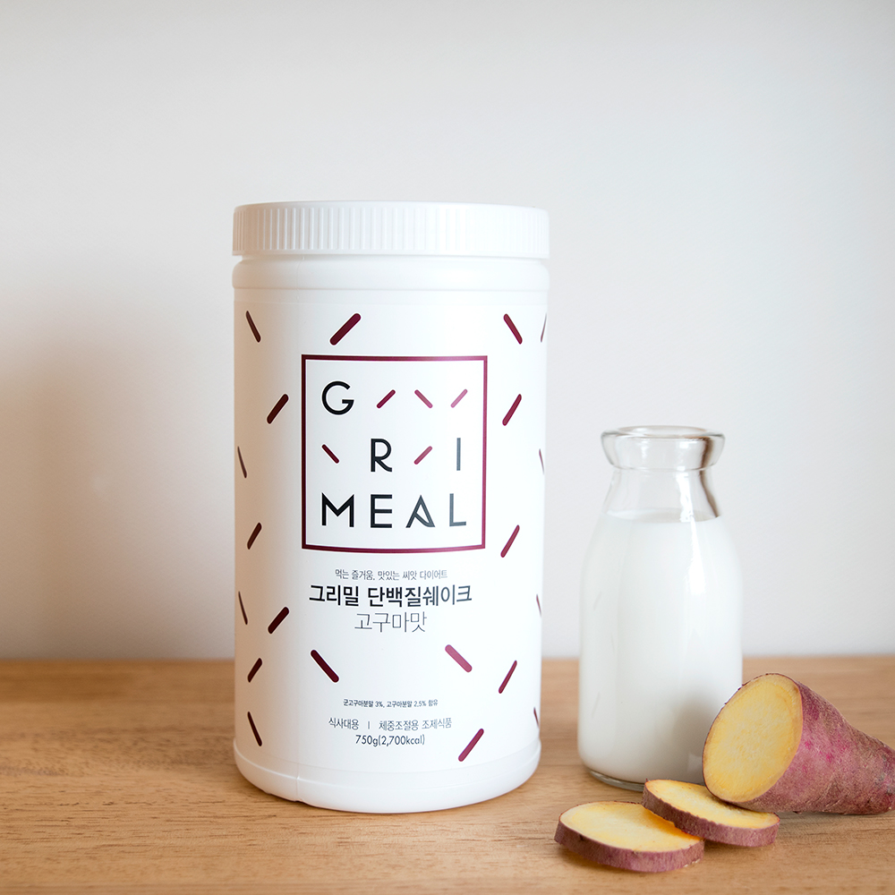그리밀 단백질쉐이크 곡물맛 750g 맛있는 한끼 식사대용 식단 다이어트음식 다이어트간식